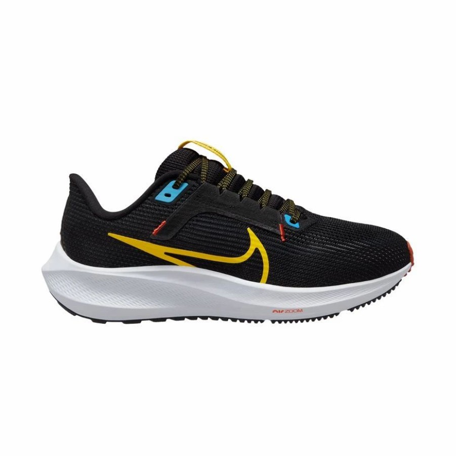 Footwear * | Nike Women'S Air Zoom Pegasus 40 (002 Black/Speed Yellow/Dk Smoke Grey)