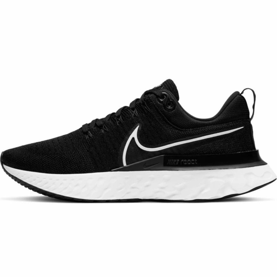 Footwear * | Nike Men'S React Infinity Run Flyknit 2 (002 Black/White/Iron Grey)