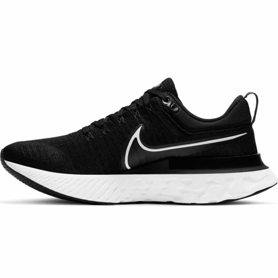 Footwear * | Nike Men'S React Infinity Run Flyknit 2 (002 Black/White/Iron Grey)