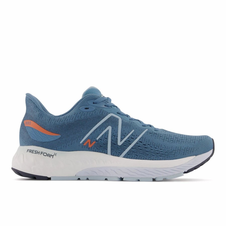 Footwear * | New Balance Men'S Fresh Foam X 880 V12 (G Spring Tide/Vibrant Orange/Morning Fog)