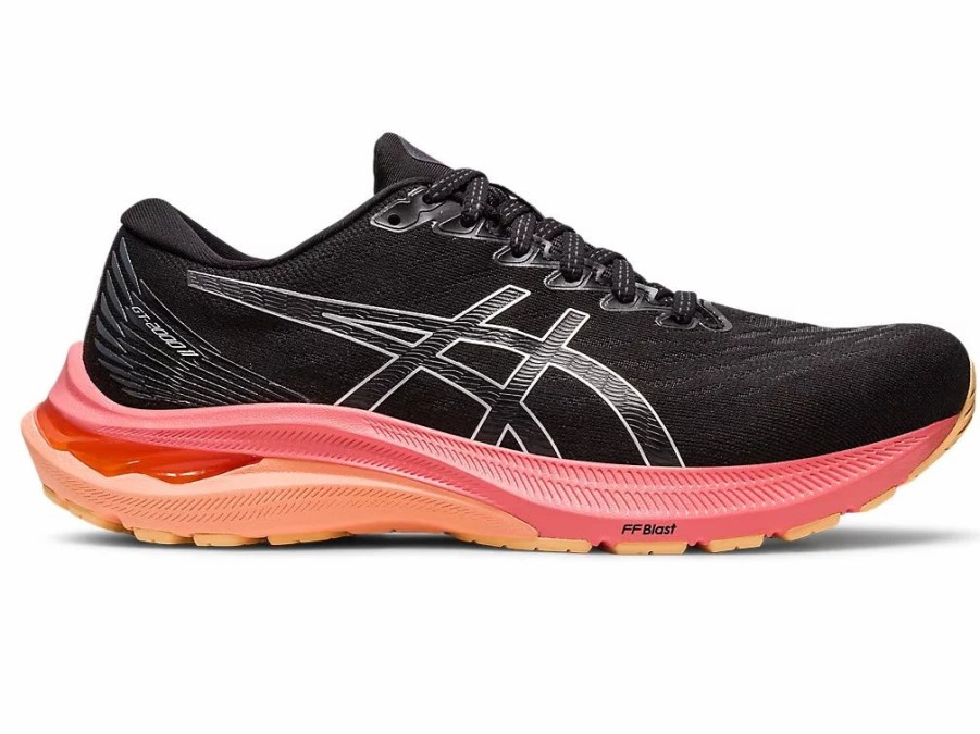 Footwear * | Asics Women'S Gt-2000 11 Wide (006 Black/Pure Silver)