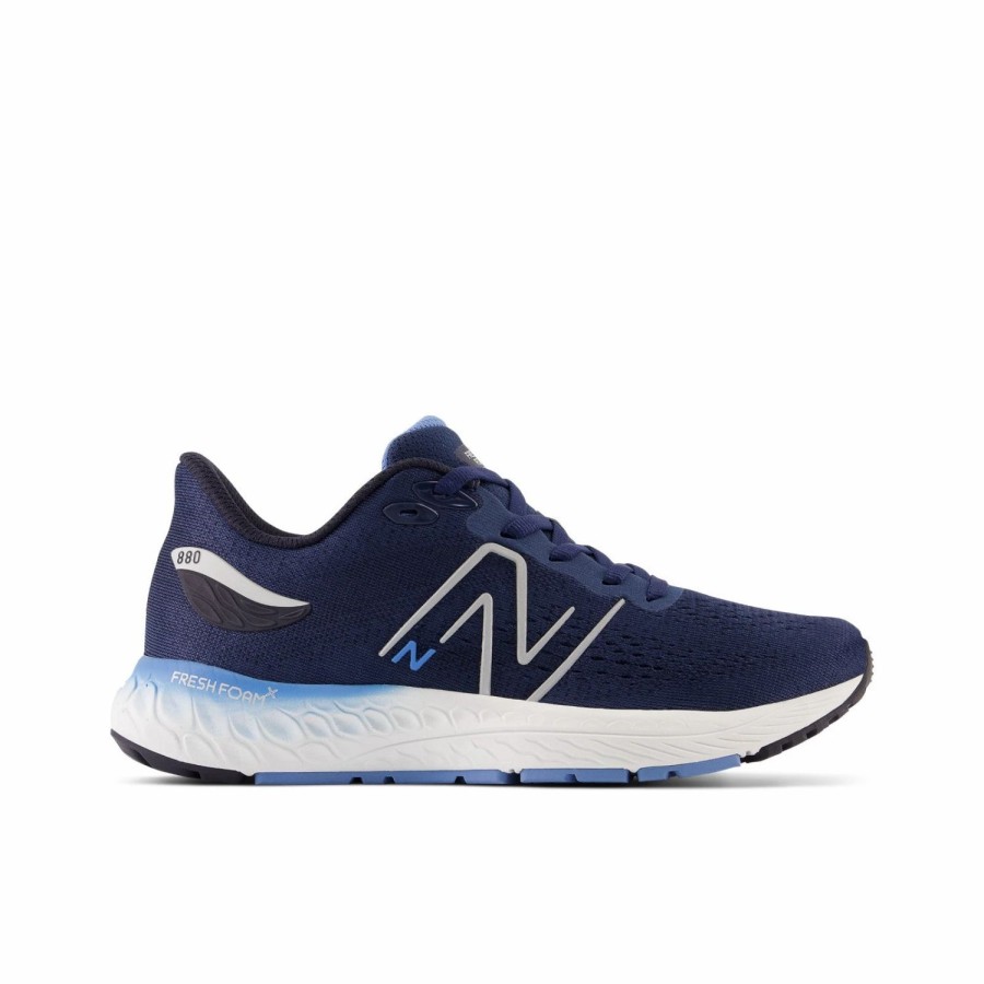 Footwear * | New Balance Kid'S Fresh Foam X 880 V12 (K Nb Navy/Heritage Blue)