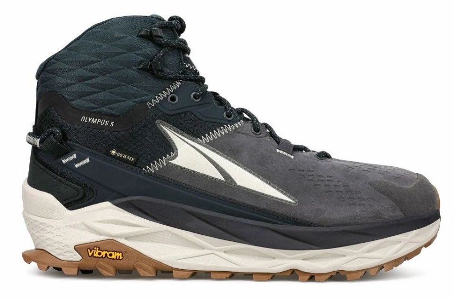 Footwear * | Altra Men'S Olympus 5 Hike Mid Gtx (020 Black/Gray)