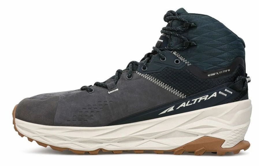 Footwear * | Altra Men'S Olympus 5 Hike Mid Gtx (020 Black/Gray)