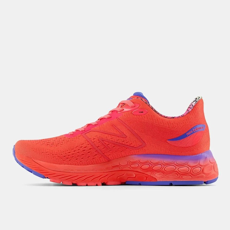 Footwear * | New Balance Men'S Fresh Foam X 880 V12 (F Electric Red/Bright Lapis)