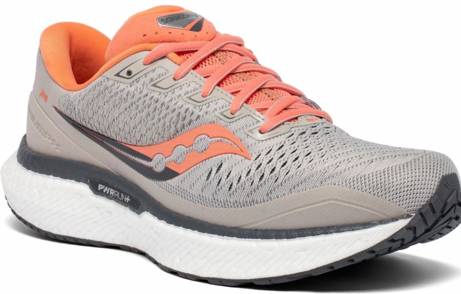 Footwear * | Saucony Women'S Triumph 18 (30 Moonrock/Coral)