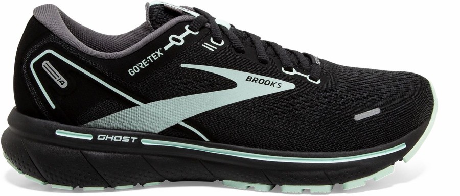 Footwear * | Brooks Women'S Ghost 14 Gtx (015 Black/Blackened Pearl)