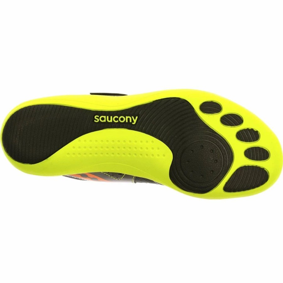 Footwear * | Saucony Unisex Unleash Sd (2 Black/Citron/Vizi Orange)