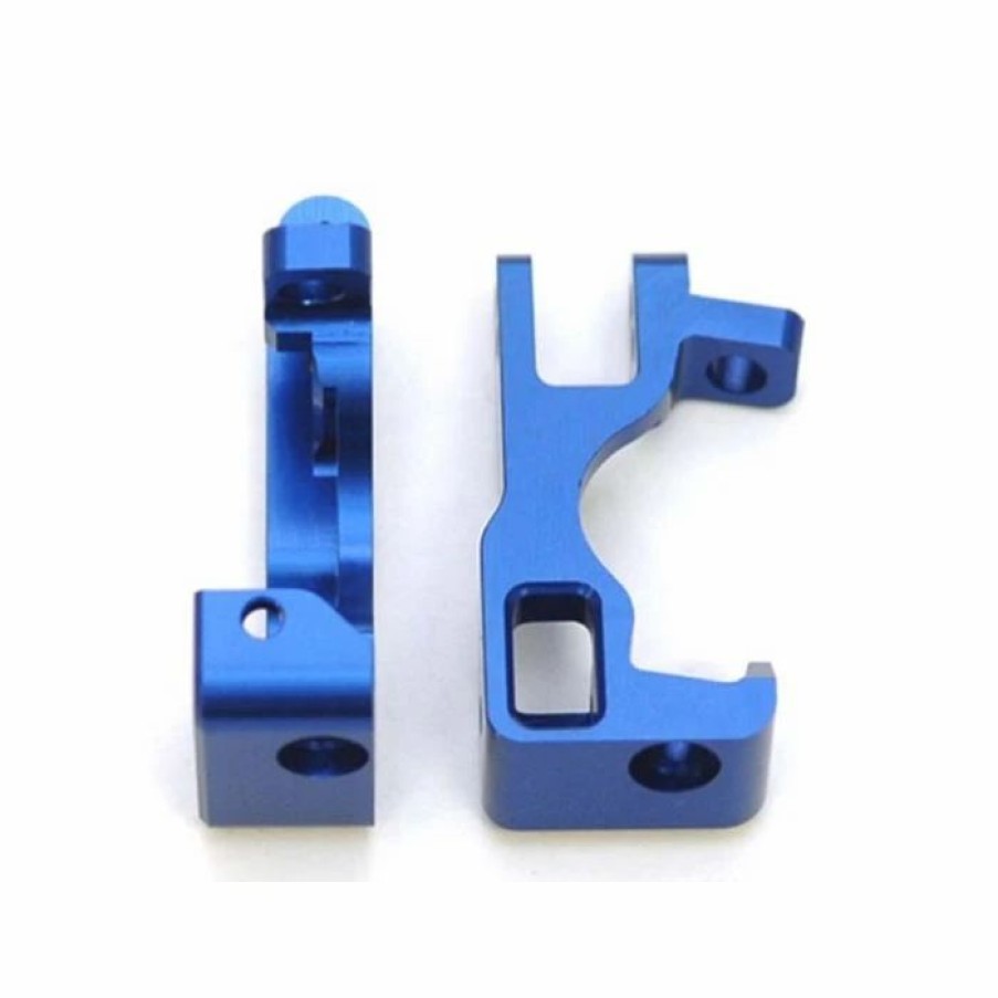 Tools * | Strc Concepts St6832B Cnc Machined Aluminum Front C-Hubs Blue Slash 4X4