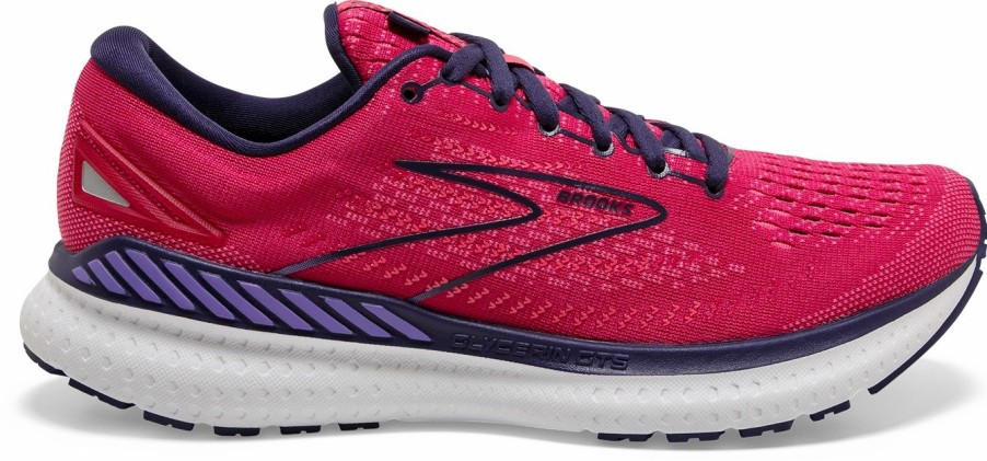 Footwear * | Brooks Women'S Glycerin Gts 19 (623 Barberry/Purple/Calypso)