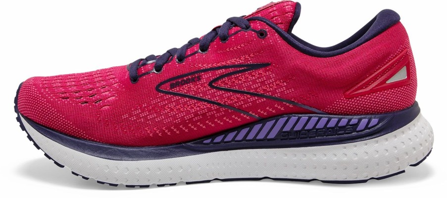 Footwear * | Brooks Women'S Glycerin Gts 19 (623 Barberry/Purple/Calypso)