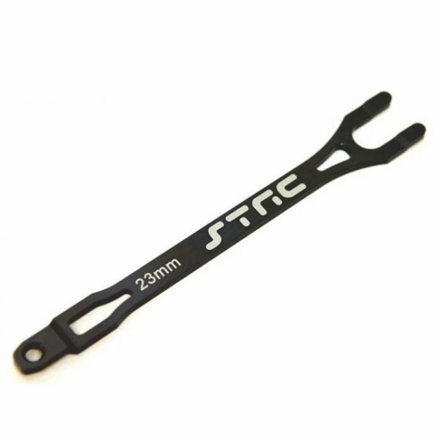 Tools * | Strc St3727Gm Aluminum Battery Strap Gun Metal Gray Traxxas Slash/Bandit