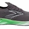 Footwear * | Brooks Men'S Levitate Stealthfit 6 (323 Blackened Pearl/Green/White)