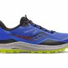 Footwear * | Saucony Men'S Peregrine 12 (25 Blue Raz/Acid)