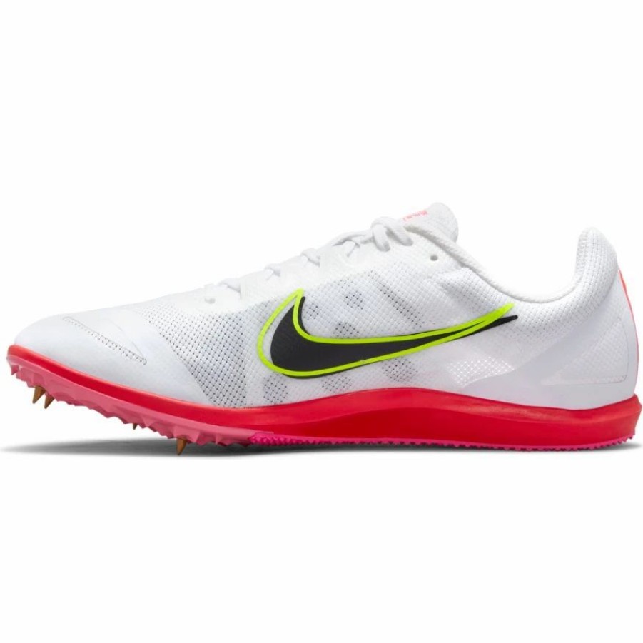 Footwear * | Nike Unisex Zoom Rival D 10 (100 White/Black/Black)