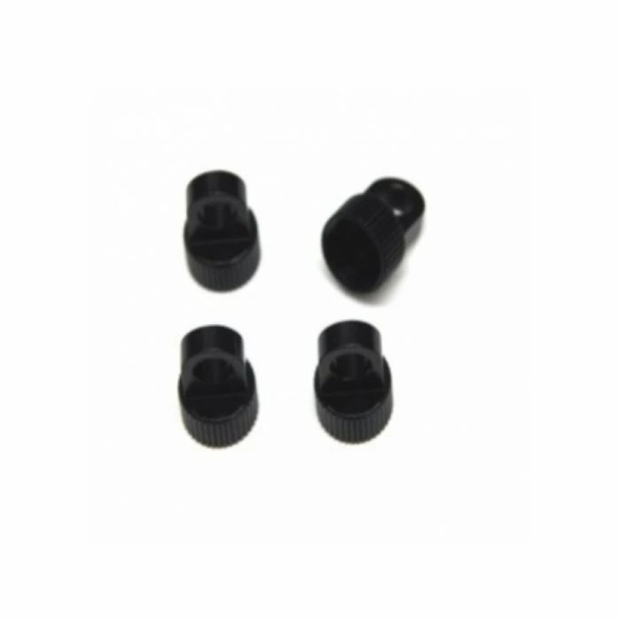 Tools * | Strc St Racing Stv233027Bk Aluminum Upper Shock Caps Vaterra Ascender (4) Black