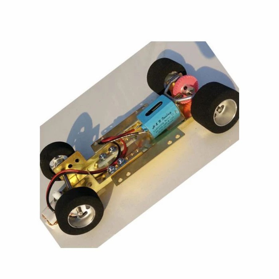 1/24 Scale Slot Cars * | H&R Racing Hrch01 Adjustable 1/24 Chassis Foam Tires Slot Car