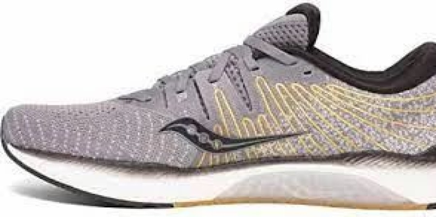 Footwear * | Saucony Men'S Liberty Iso 2 (45 Grey/Yellow)