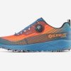 Footwear * | Icebug Men'S Newrun Bugrip Gtx (9C Mist Blue/Fire Orange)