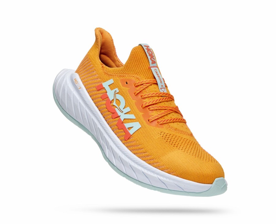 Footwear * | Hoka Men'S Carbon X 3 (Rycm Radiant Yellow/Camellia)