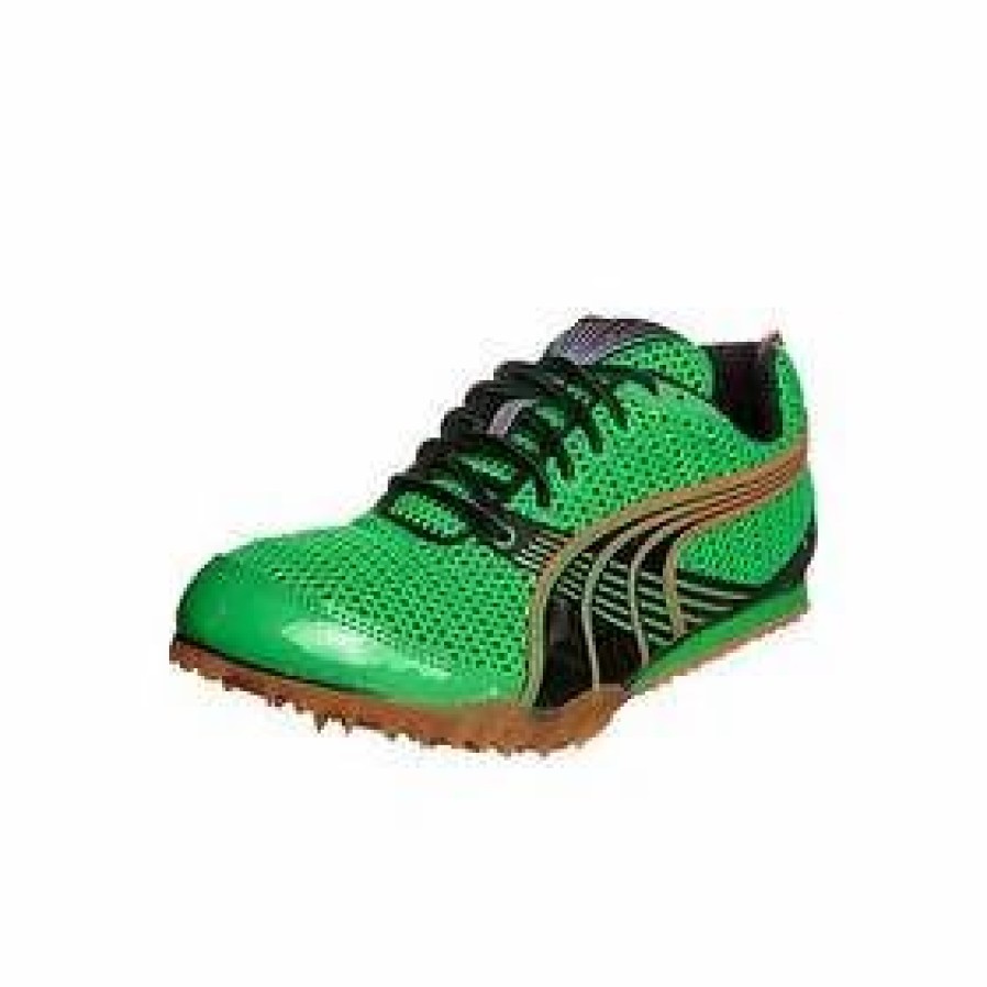 Footwear * | Puma Men'S Complete Tfx Distance 3 (Green/Black/Vermillion Orange)