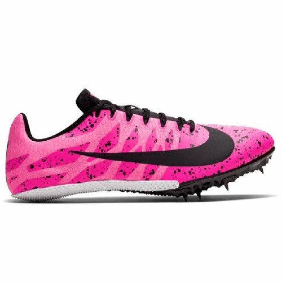 Footwear * | Nike Unisex Zoom Rival S 9 (603 Pink Blast/Black-Pure Platinum)