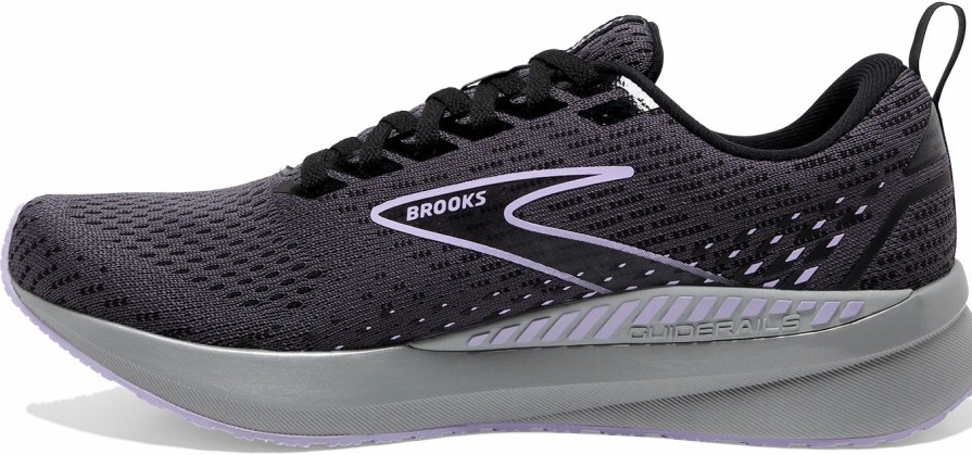 Footwear * | Brooks Women'S Levitate 5 Gts (080 Grey/Peacoat/Blue Light)