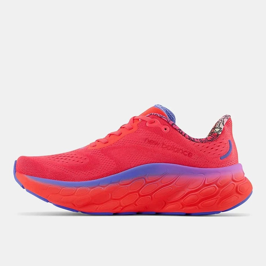 Footwear * | New Balance Men'S Fresh Foam More V4 (Lr Electric Red/Bright Lapis)