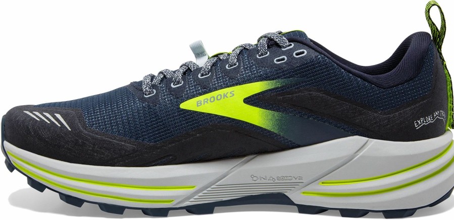 Footwear * | Brooks Men'S Cascadia 16 (411 Titan/Peacoat/Nightlife)