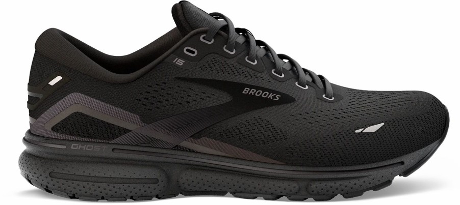 Footwear * | Brooks Women'S Ghost 15 (020 Black/Black/Ebony)