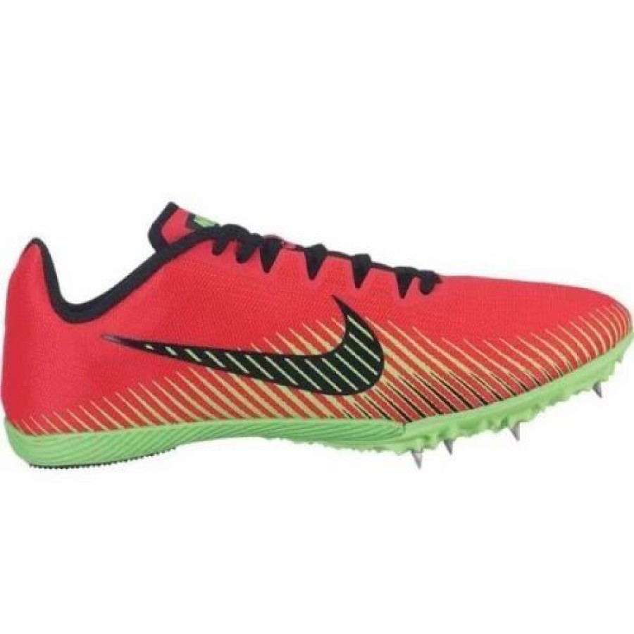 Footwear * | Nike Unisex Zoom Rival M 9 (601 Red Orbit/Lime Blast-Black)