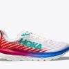 Footwear * | Hoka Men'S Mach 5 (Wfm White/Flame)