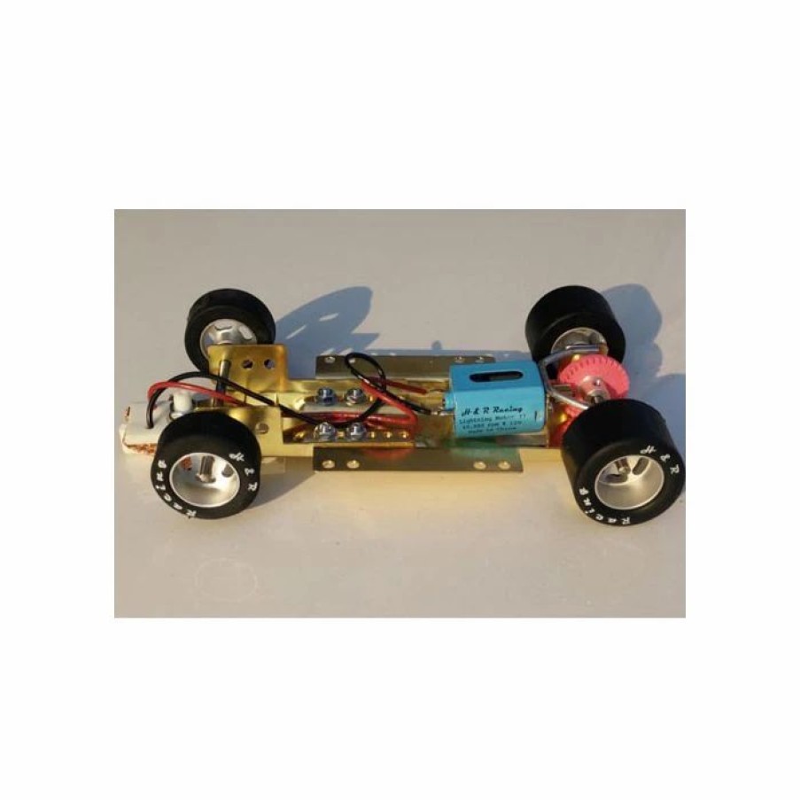 1/24 Scale Slot Cars * | H&R Racing Hrch05 Adjustable 1/24 Chassis Silicone Tires Slot Car