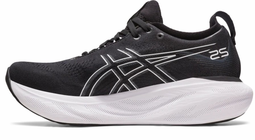 Footwear * | Asics Women'S Gel-Nimbus 25 (001 Black/Pure Silver)