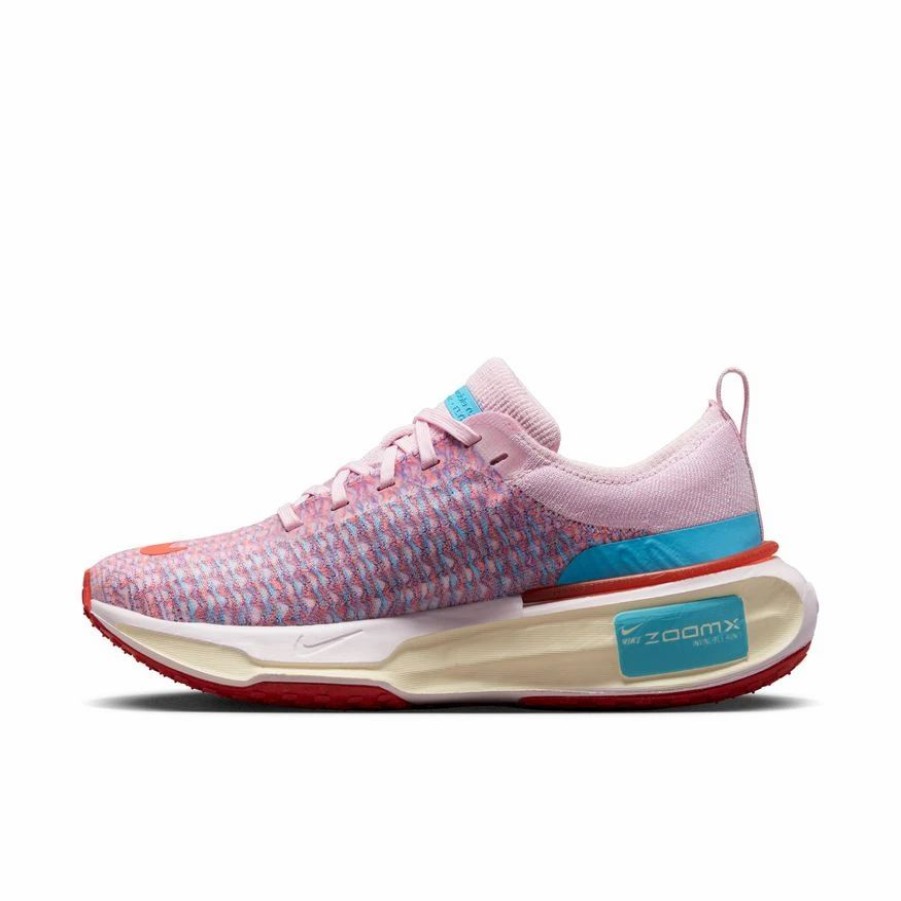 Footwear * | Nike Women'S Zoomx Invincible Run Flyknit 3 (600 Pink Foam/Bright Crimson/Racer Blue)