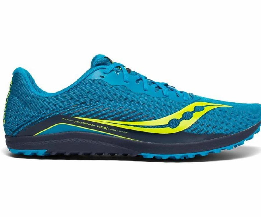 Footwear * | Saucony Men'S Kilkenny Xc 8 (1 Blue/Citron)