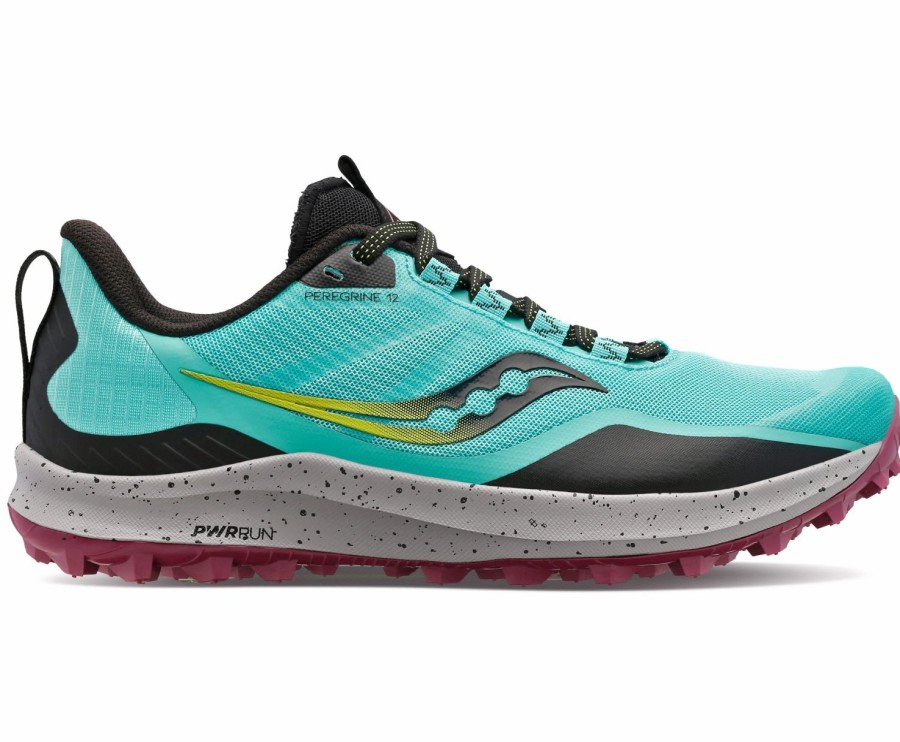 Footwear * | Saucony Women'S Peregrine 12 (26 Cool Mint/Acid)