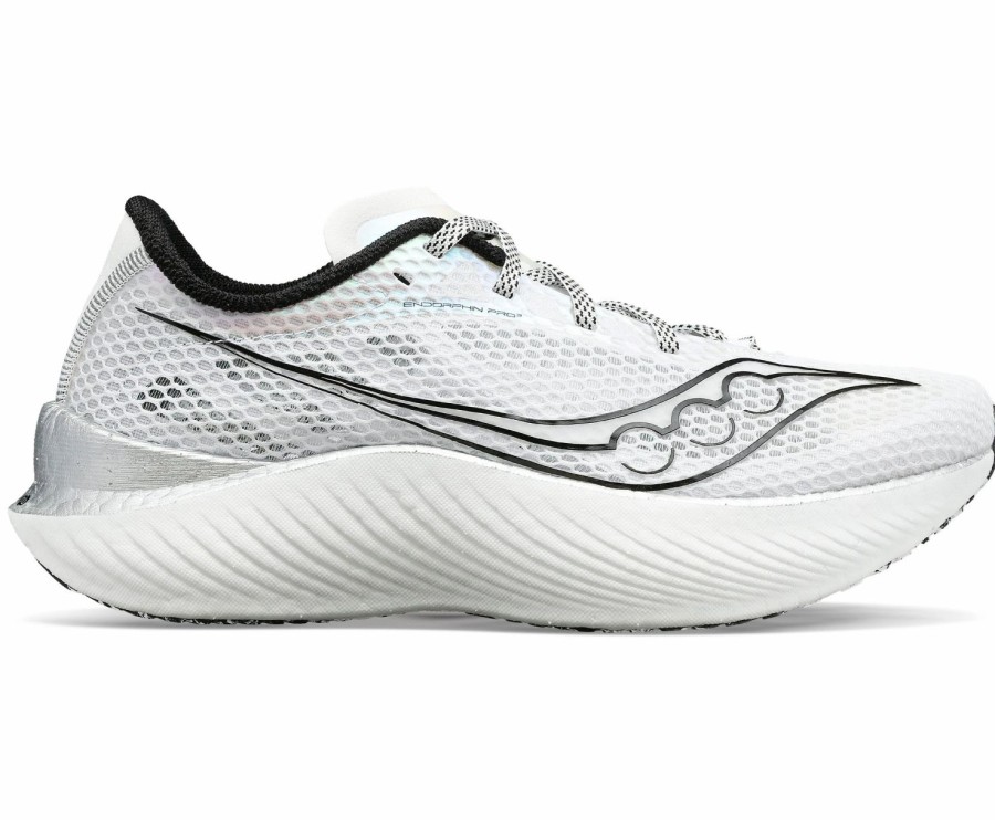 Footwear * | Saucony Women'S Endorphin Pro 3 (11 White/Black)