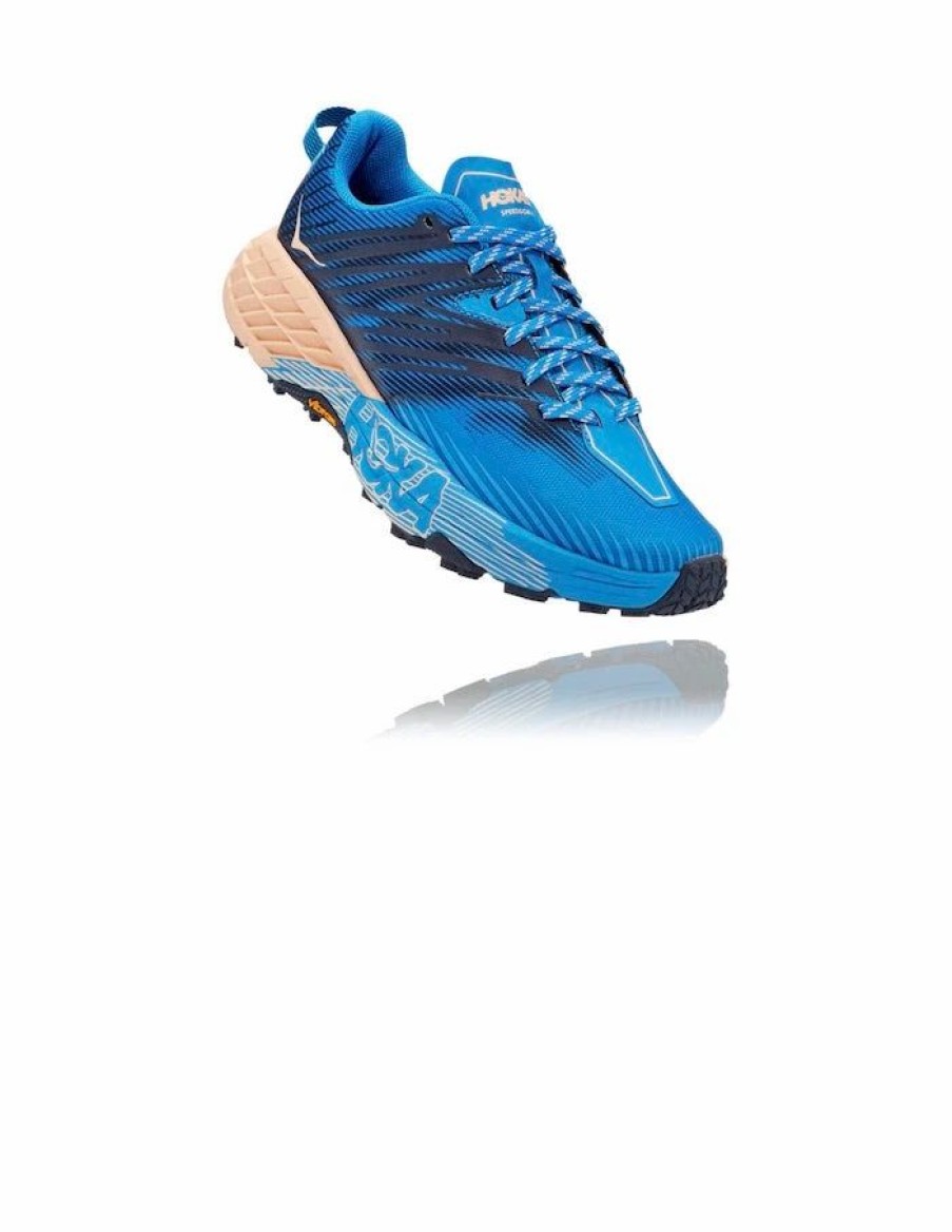 Footwear * | Hoka Women'S Speedgoat 4 (Ibba Indigo Bunting/Bleached Apricot)