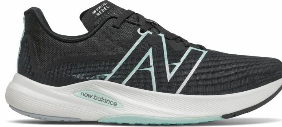 Footwear * | New Balance Women'S Fuelcell Rebel V2 (Lr Black/White Mint/White Mint/Citrus Punch)