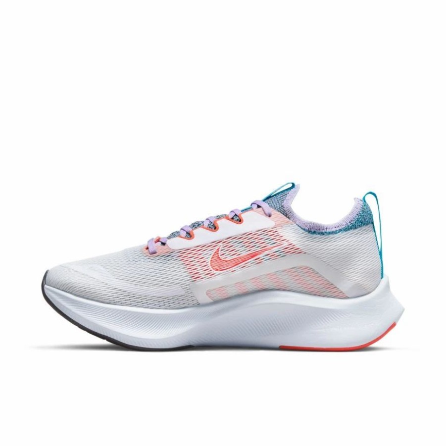 Footwear * | Nike Women'S Zoom Fly 4 (100 -White/Team Orange/Lilac/Laser Blue)