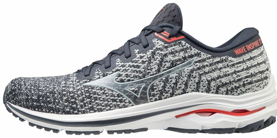 Footwear * | Mizuno Men'S Wave Inspire 17 Waveknit (53Wb India Ink/Wan Blue)