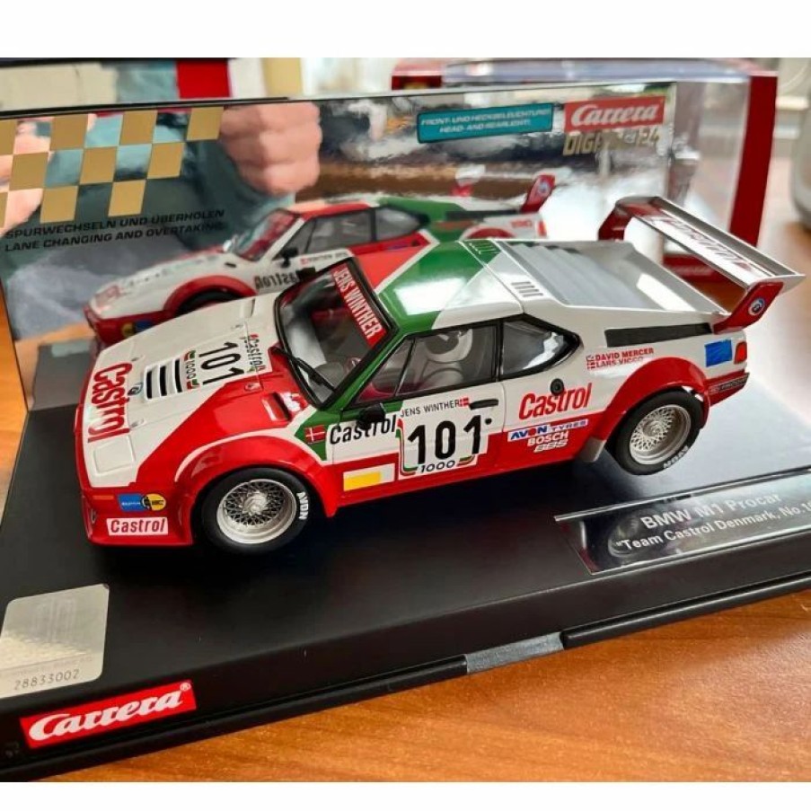 1/24 Scale Slot Cars * | Carrera 23842 Digital Bmw M1 Procar Team Castrol 1/24 Scale Slot Car