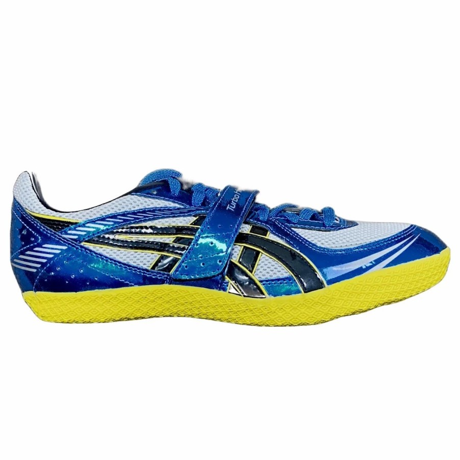 Footwear * | Asics Unisex Turbo High Jump (4090 Jet Blue/Black/Yellow)