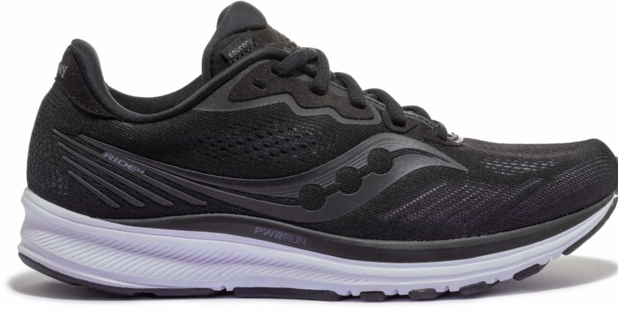 Footwear * | Saucony Women'S Ride 14 "Reflexion" (60 Black/White)