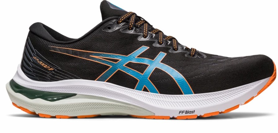 Footwear * | Asics Men'S Gt-2000 11 Wide (006 Black/Sun Peach)