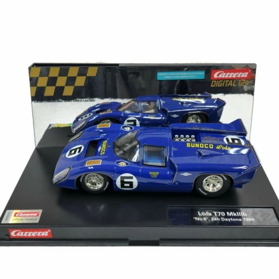 1/24 Scale Slot Cars * | Carrera 23898 Digital Lola T70 Mkiiib Sunoco 24H Daytona 1969 1/24 Scale Slot Car