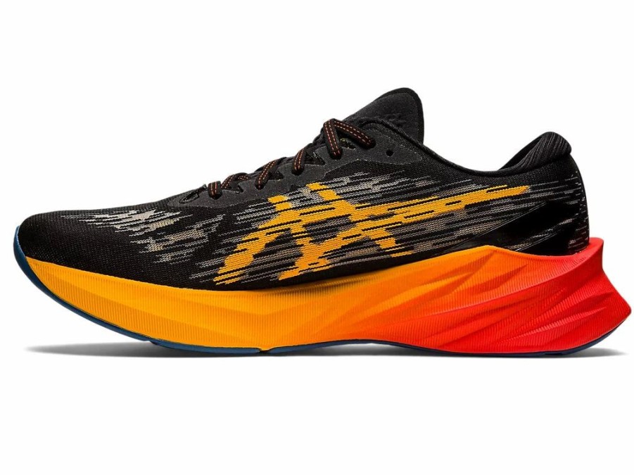 Footwear * | Asics Men'S Novablast 3 (001 Black/Amber)