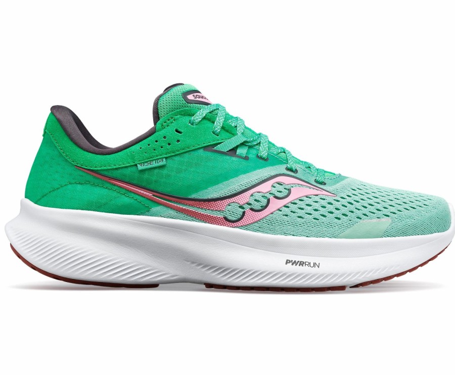 Footwear * | Saucony Women'S Ride 16 (25 Sprig/Peony)