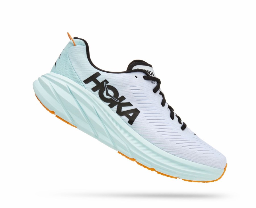 Footwear * | Hoka Men'S Rincon 3 (Wbgl White/Blue Glass)